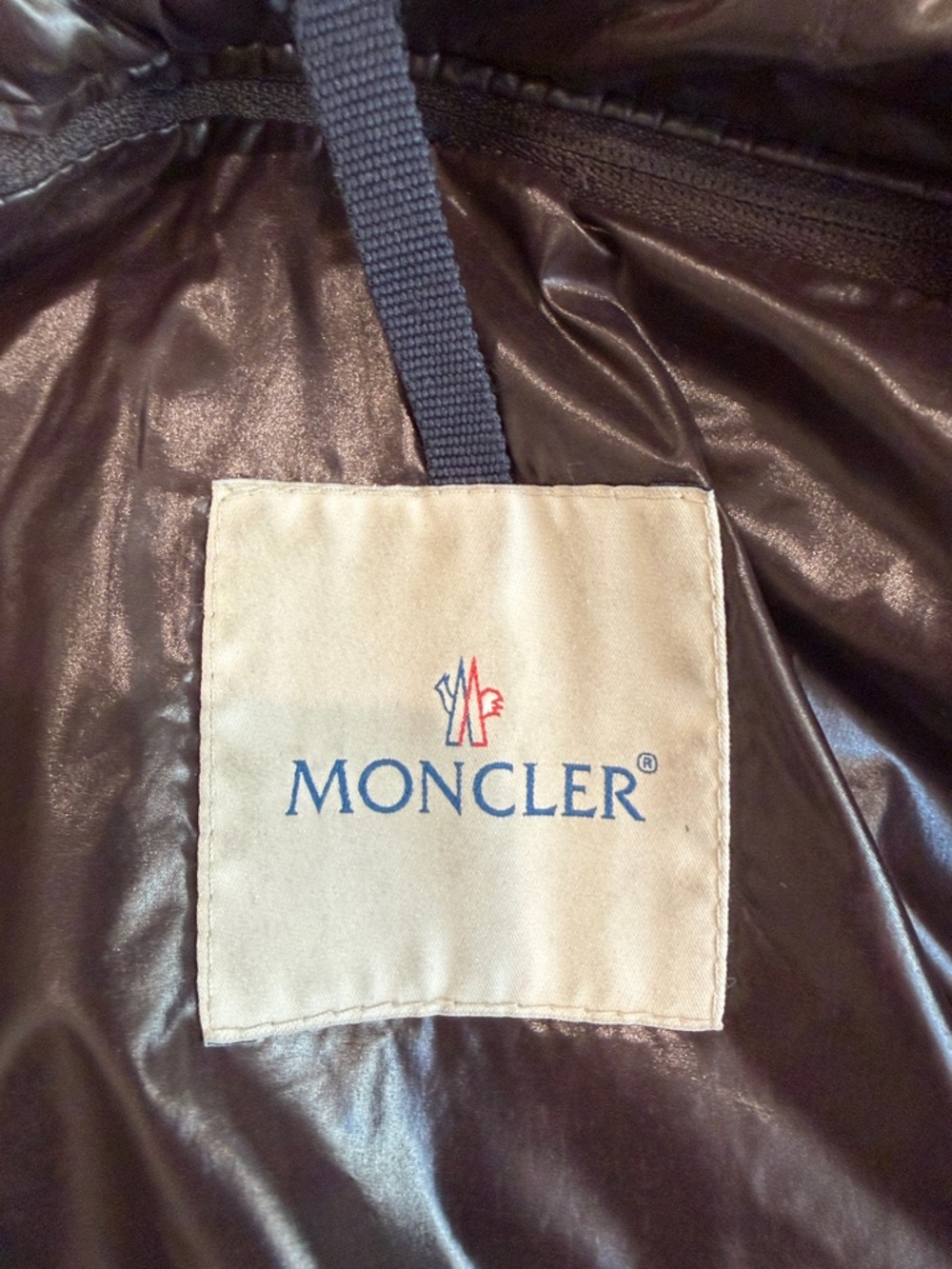 Moncler Brown Quilted Belted Trench Coat with Fur Trim Hood - Picture 2 of 9